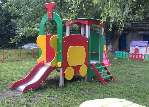 Паровозик с горкой